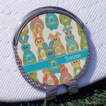Fun Easter Bunnies Golf Ball Marker - Hat Clip