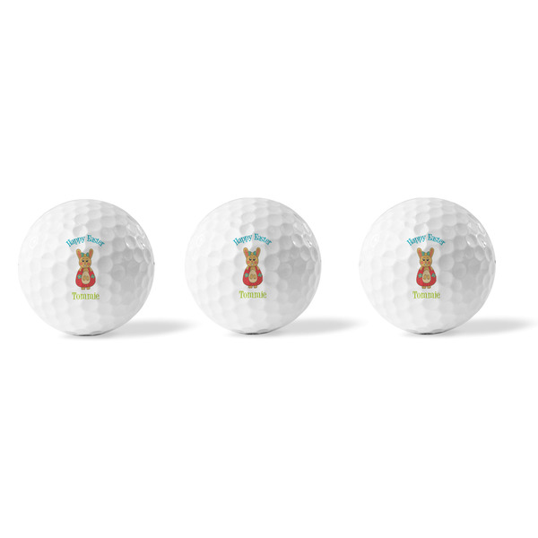 Fun Easter Bunnies Golf Balls - Generic - Set of 3 - APPROVAL