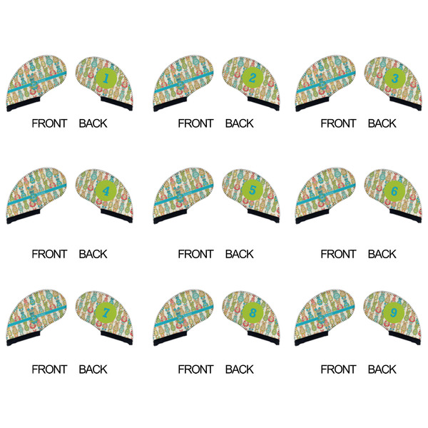 Fun Easter Bunnies Golf Club Covers - APPROVAL (set of 9)