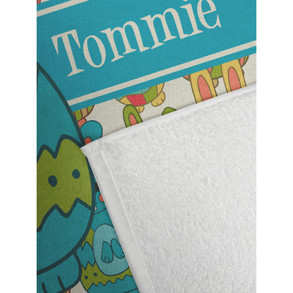 Fun Easter Bunnies Golf Towel - Detail