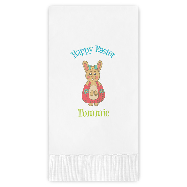 Custom Fun Easter Bunnies Guest Paper Towels - Full Color (Personalized)