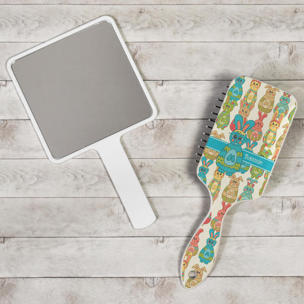 Fun Easter Bunnies Hair Brush - In Context