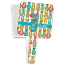 Fun Easter Bunnies Hand Mirror (Personalized)