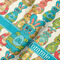 Fun Easter Bunnies Hooded Baby Towel- Detail Close Up