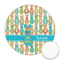 Fun Easter Bunnies Printed Cookie Topper - 2.5" (Personalized)