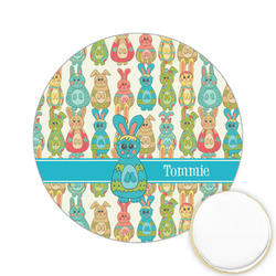 Fun Easter Bunnies Printed Cookie Topper - 2.15" (Personalized)
