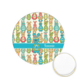 Fun Easter Bunnies Printed Cookie Topper - 1.25" (Personalized)