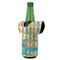Fun Easter Bunnies Jersey Bottle Cooler - ANGLE (on bottle)