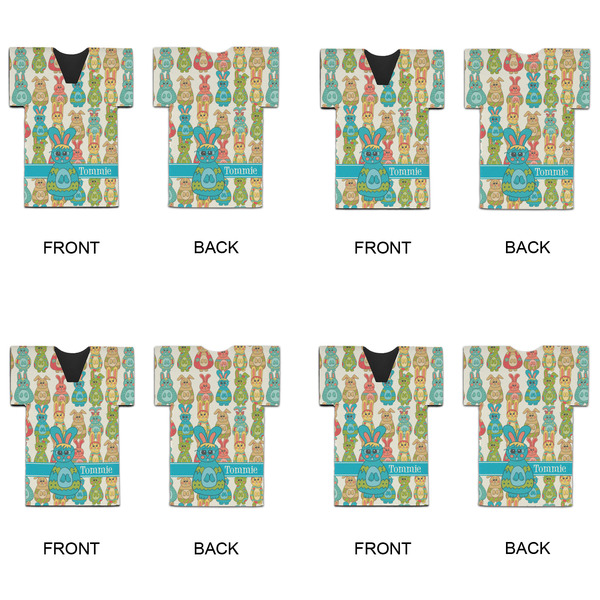 Fun Easter Bunnies Jersey Bottle Cooler - Set of 4 - APPROVAL