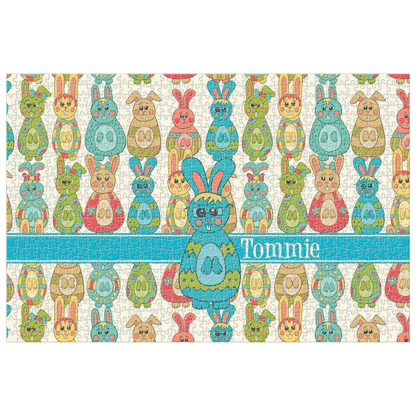 Custom Fun Easter Bunnies Jigsaw Puzzle - 1000-piece (Personalized)