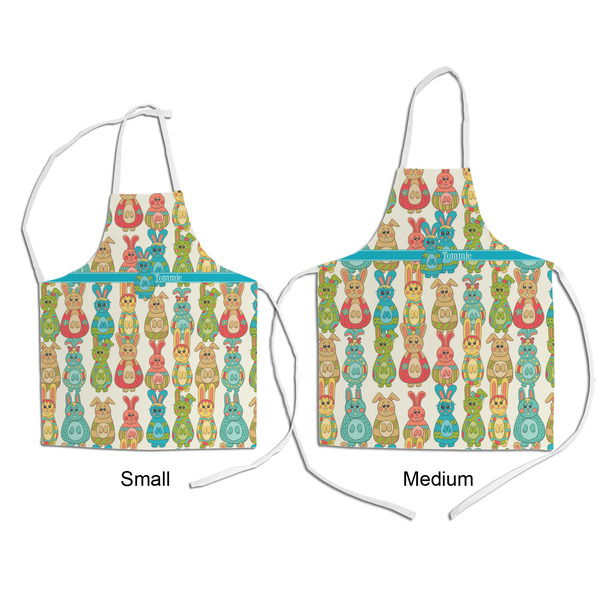 Fun Easter Bunnies Kid's Aprons - Comparison