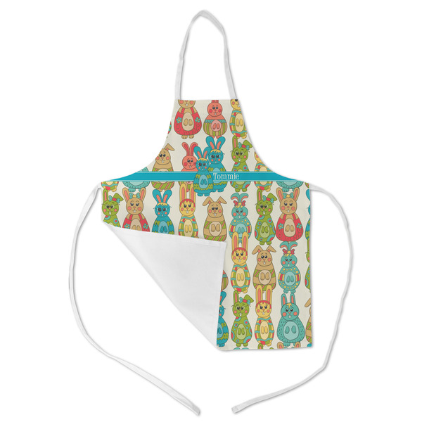 Fun Easter Bunnies Kid's Aprons - Medium - Main (med/lrg)