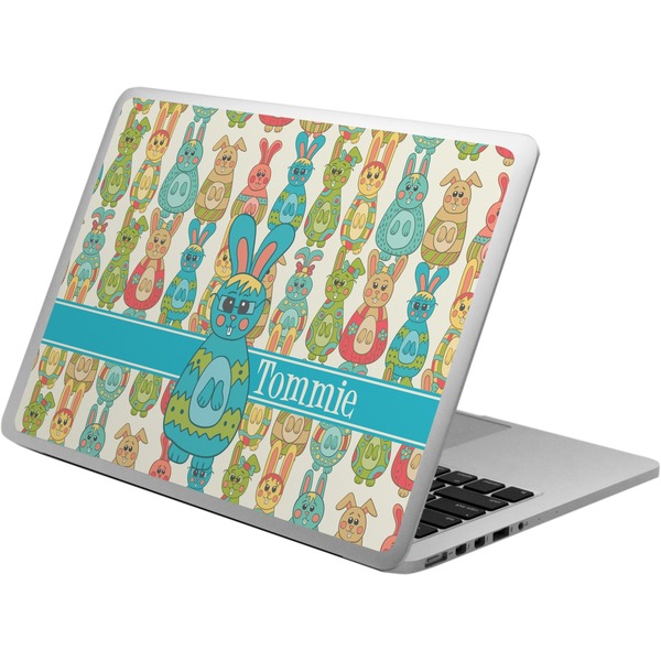 Custom Fun Easter Bunnies Laptop Skin - Custom Sized (Personalized)