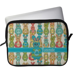 Fun Easter Bunnies Laptop Sleeve / Case - 13" (Personalized)