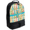 Fun Easter Bunnies Large Backpack - Black - Angled View
