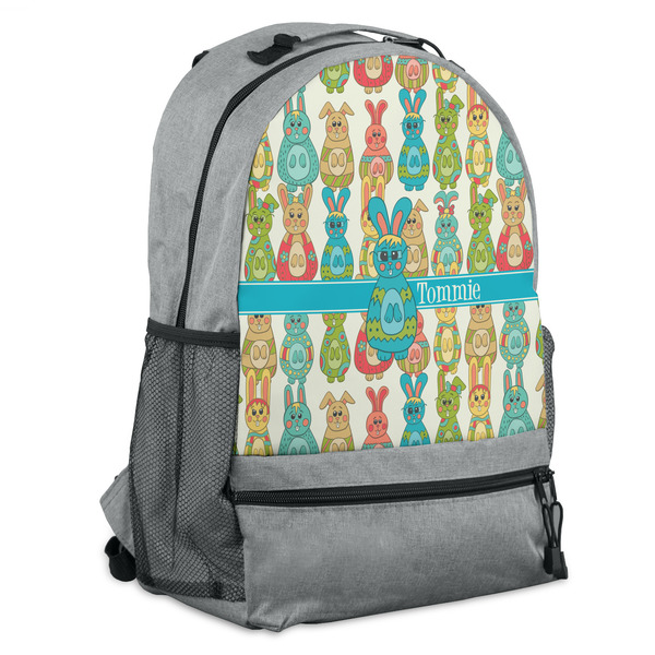 Custom Fun Easter Bunnies Backpack (Personalized)