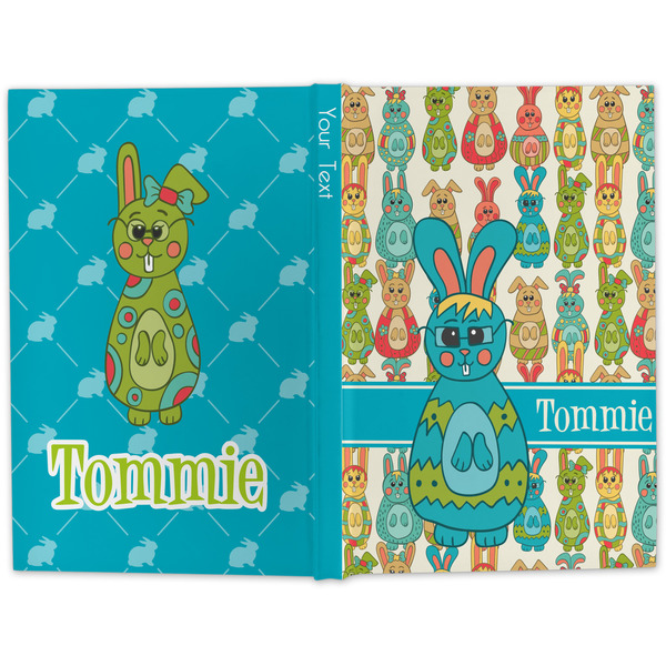 Fun Easter Bunnies Large Hard Cover Journal - Apvl