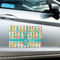 Fun Easter Bunnies Large Rectangle Car Magnets- In Context