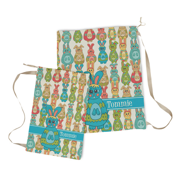 Fun Easter Bunnies Laundry Bag - Both Bags