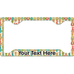 Fun Easter Bunnies License Plate Frame - Style C (Personalized)