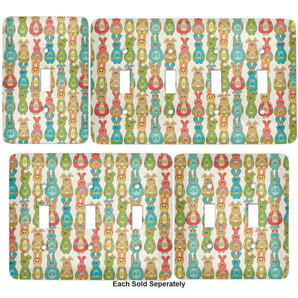 Fun Easter Bunnies Light Switch Covers all sizes