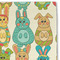 Fun Easter Bunnies Linen Placemat - DETAIL