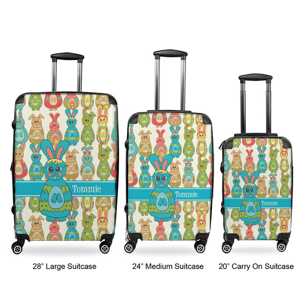 Fun Easter Bunnies Luggage Bags all sizes - With Handle