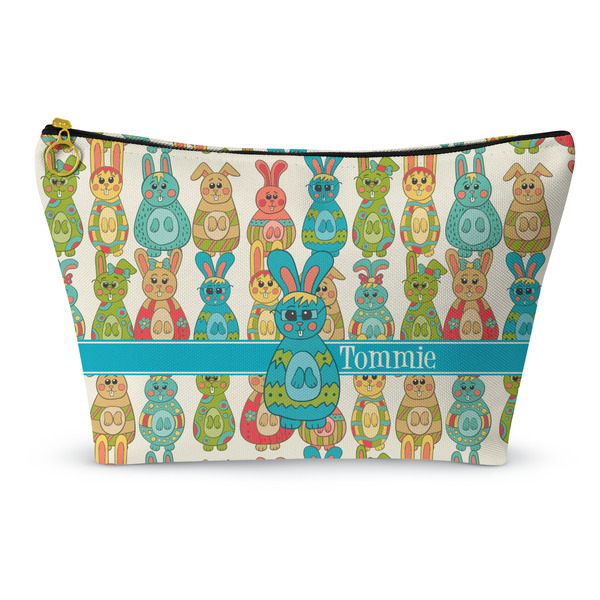 Custom Fun Easter Bunnies Makeup Bag - Small - 8.5"x4.5" (Personalized)