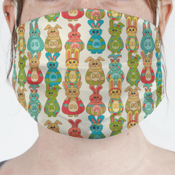 Custom Fun Easter Bunnies Face Mask Cover
