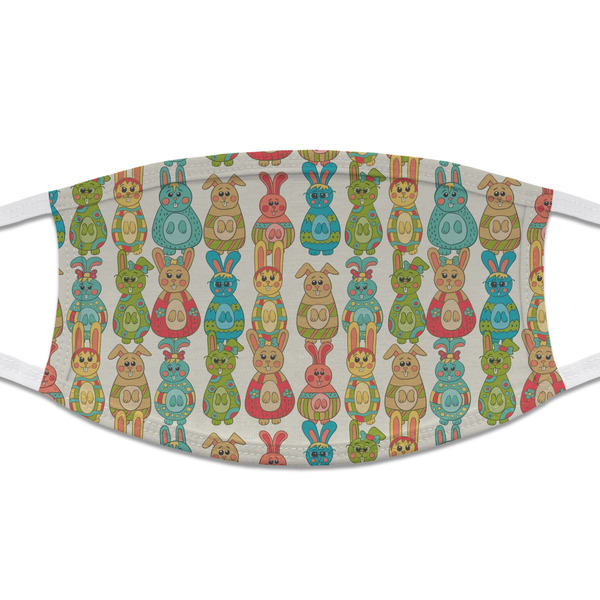Custom Fun Easter Bunnies Cloth Face Mask (T-Shirt Fabric)