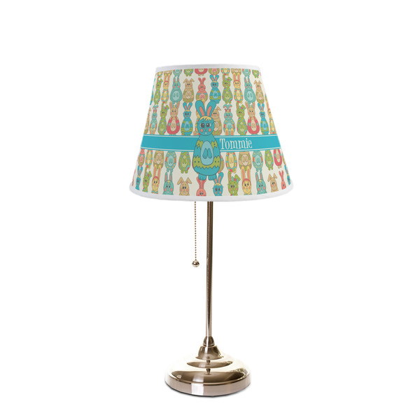 Fun Easter Bunnies Poly Film Empire Lampshade - On Stand