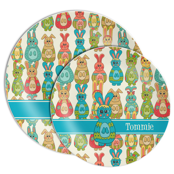 Fun Easter Bunnies Melamine Plates - PARENT/MAIN
