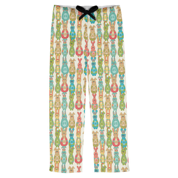 Custom Fun Easter Bunnies Mens Pajama Pants - XL