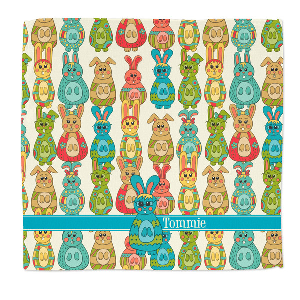 Custom Fun Easter Bunnies Microfiber Dish Rag (Personalized)