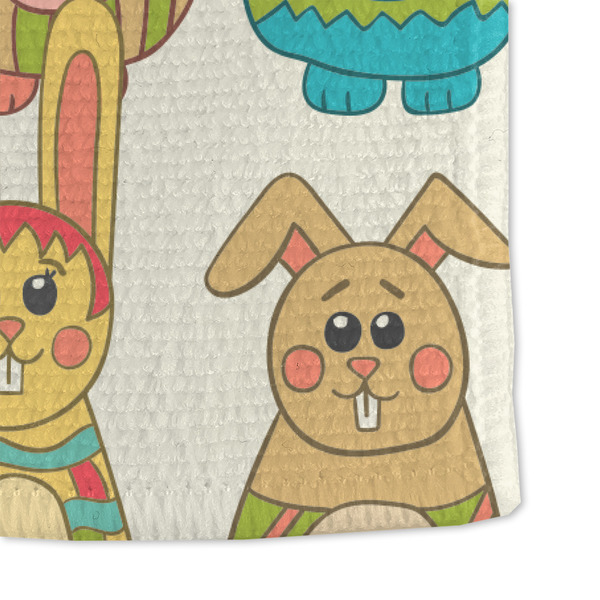 Fun Easter Bunnies Microfiber Dish Towel - DETAIL