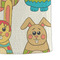 Fun Easter Bunnies Microfiber Dish Towel - DETAIL