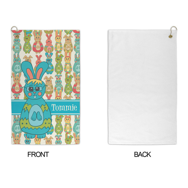 Fun Easter Bunnies Microfiber Golf Towels - APPROVAL