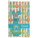 Fun Easter Bunnies Microfiber Golf Towel (Personalized)