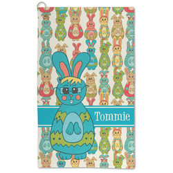 Fun Easter Bunnies Microfiber Golf Towel (Personalized)
