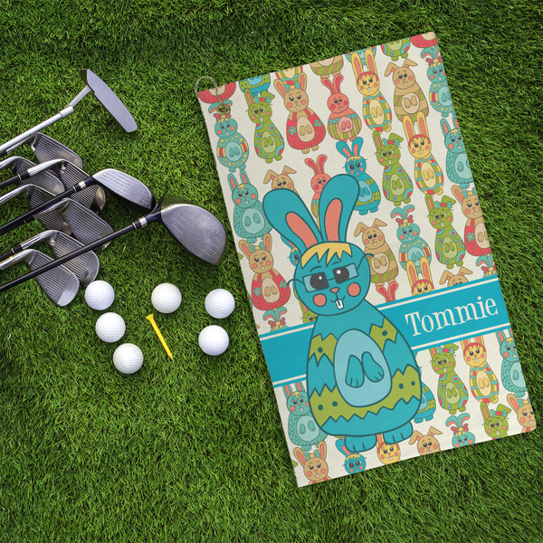 Fun Easter Bunnies Microfiber Golf Towels - LIFESTYLE