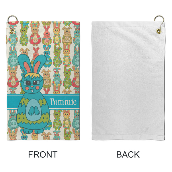 Fun Easter Bunnies Microfiber Golf Towels - Small - APPROVAL