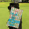 Fun Easter Bunnies Microfiber Golf Towels - Small - LIFESTYLE