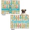 Fun Easter Bunnies Microfleece Dog Blanket - Regular - Front & Back