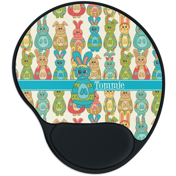 Custom Fun Easter Bunnies Mouse Pad with Wrist Support
