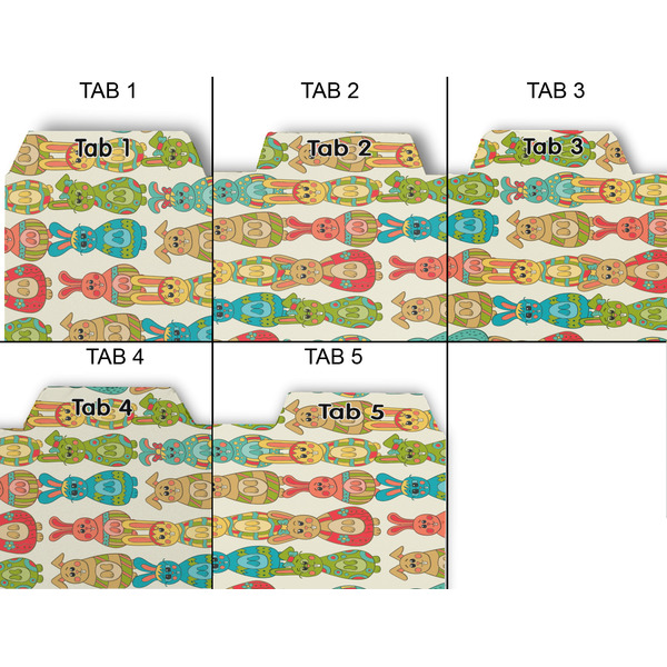 Fun Easter Bunnies Page Dividers - Set of 5 - Approval