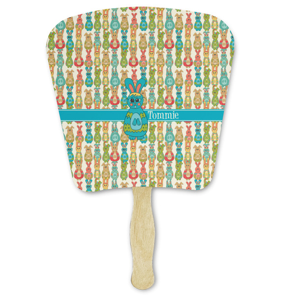 Custom Fun Easter Bunnies Paper Fan (Personalized)