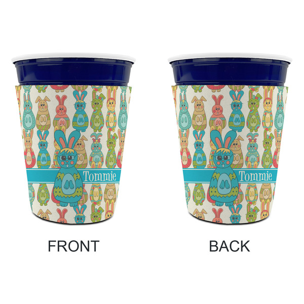 Fun Easter Bunnies Party Cup Sleeves - without bottom - Approval