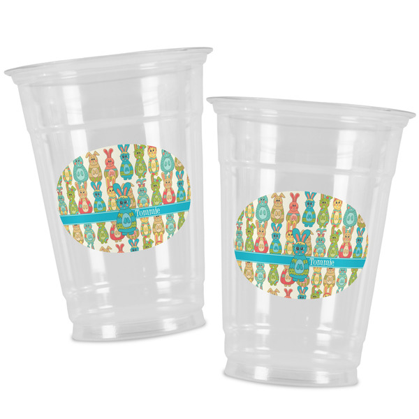 Fun Easter Bunnies Party Cups - 16oz - Alt View