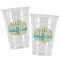 Fun Easter Bunnies Party Cups - 16oz - Alt View