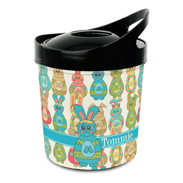 Custom Fun Easter Bunnies Plastic Ice Bucket (Personalized)